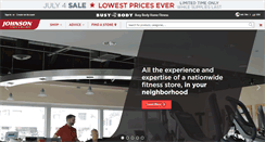 Desktop Screenshot of johnsonfitness.com